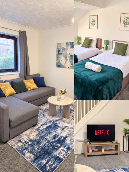 The Willow House - Modern Luxurious 2-bedroom Home - Milton Keynes