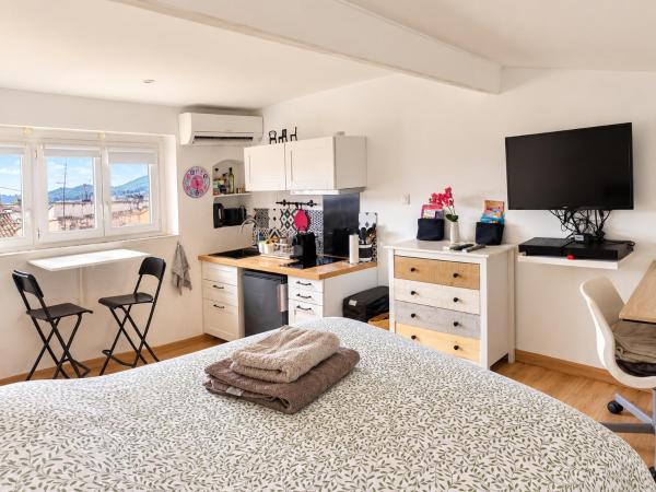 Charmant Studio Atypique Climatisé - Côte d'Azur