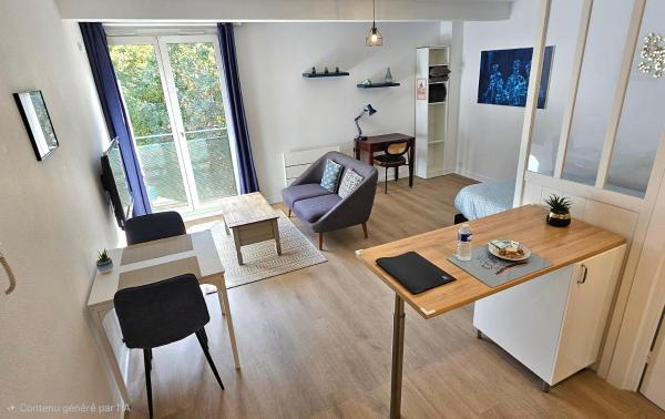 Grand Studio Neuf Parking Privatif 3 Minutes Gare Au Calme Parking Max 4m50 - Poitiers