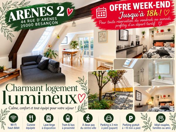 Arènes 2 à Deux Pas Du Centre Historique - Doubs