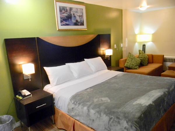 A la foto es mostra l'objecte American Plaza Motel situat a la ciutat de Thamesford.