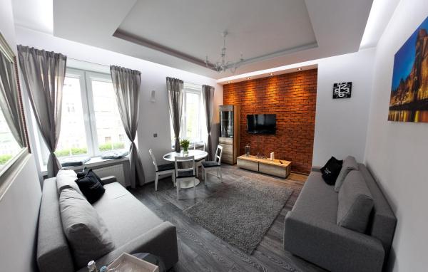 På billedet ses objektet Euro Apartments Piwna beliggende i byen Gdańsk.