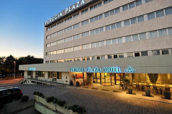 A la foto es mostra l'objecte Perugia Plaza Hotel situat a la ciutat de Perusa.