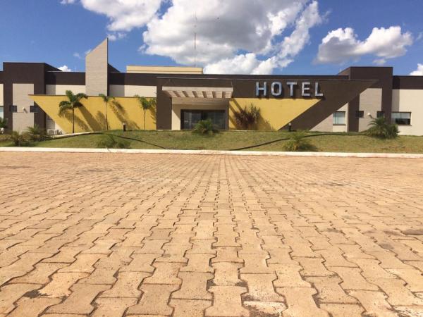 Na zdjęciu widoczny jest obiekt Hotel Nova Geração położony w mieście Juti.