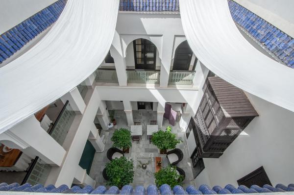 Na fotografii je vidět objekt Riad Sapphire & Spa nacházející se ve městě Marakéš.