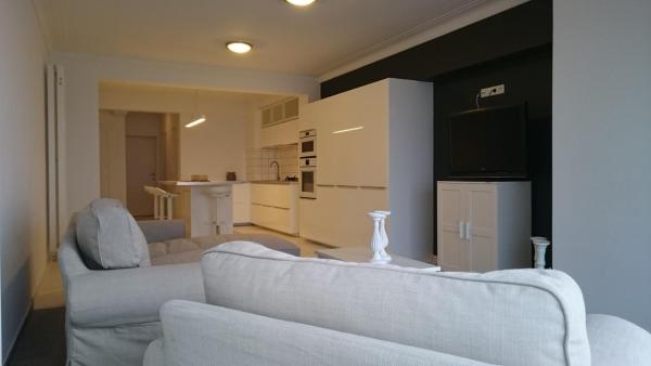 A la foto es mostra l'objecte lounge appartement zeedijk Oostende situat a la ciutat de Oostende.