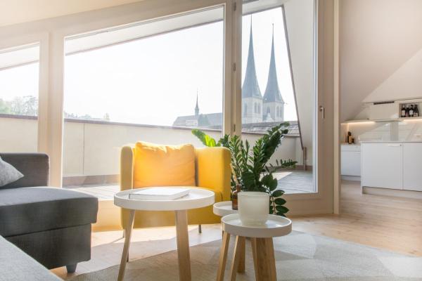 A la foto es mostra l'objecte Top City Center Apartments location next to Lion Monument situat a la ciutat de Lucerna.