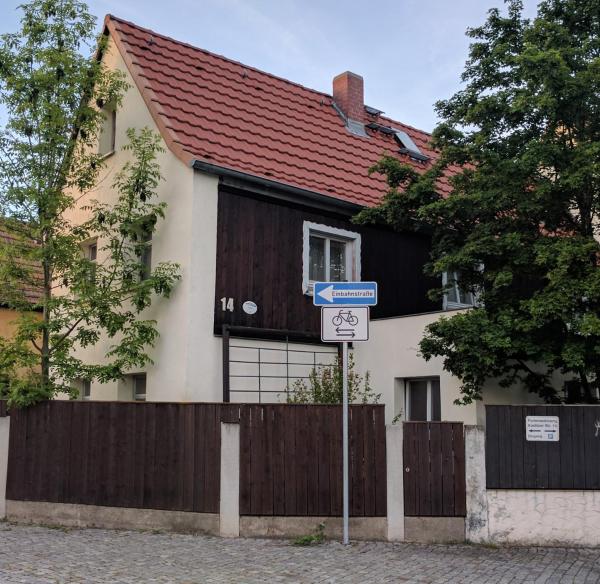 På billedet ses objektet Ferienwohnung Pohle-Priske Radebeul beliggende i byen Radebeul.