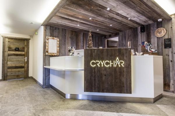 På bildet vises objektet Hôtel Spa Crychar som ligger i byen Les Gets.