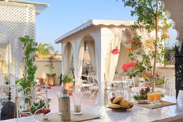 En la foto se muestra el objeto Astra Damus Hotel ubicado en la ciudad de Marrakech.