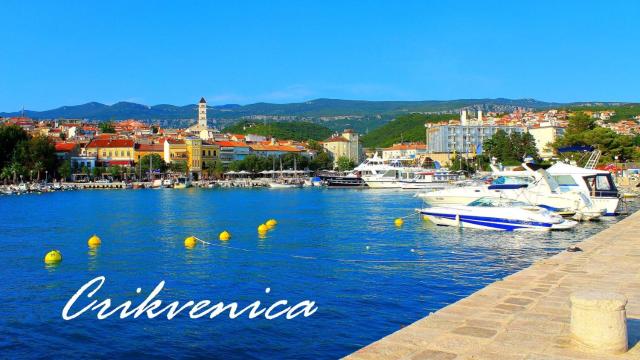 PANORAMIC SEA VIEW CLOSE SANDY BEACH CRIKVENICA about 150m to sea