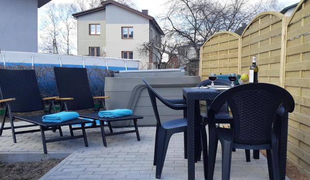 Apartments with outdoor SPA jacuzzi and sauna