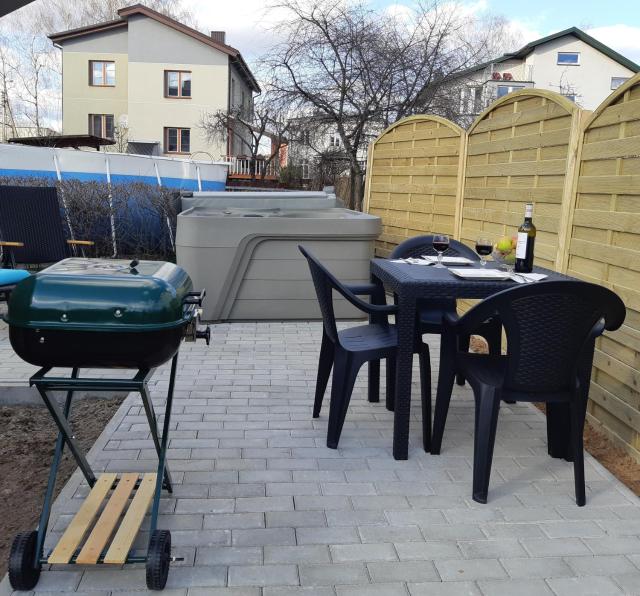 Apartments with outdoor SPA jacuzzi and sauna