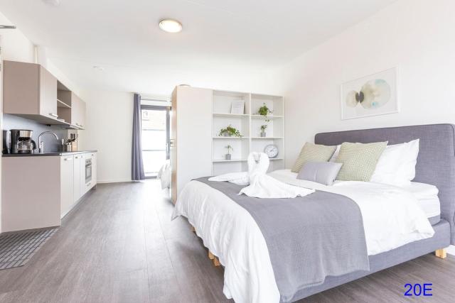 New Delft City view central modern family top floor apartment Utopia 20e