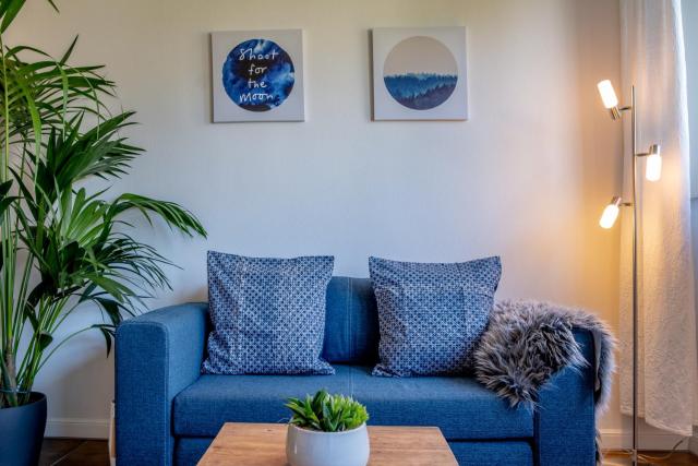 Helles Appartement mit eigenem Stellplatz