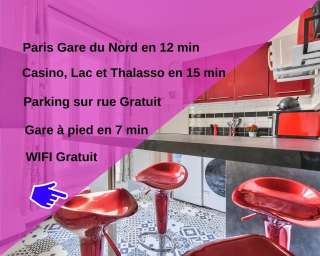 Le Cerisier - Cosy Appartement à 15 min de Paris