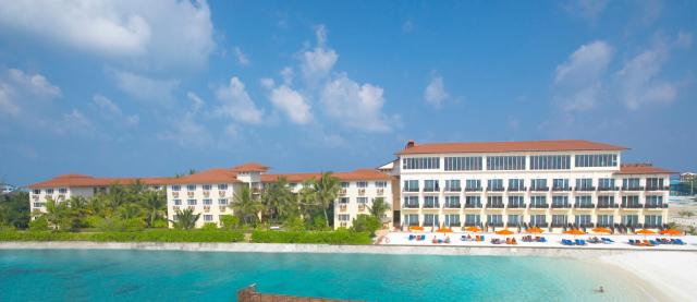 Hulhule Island Hotel- Private Beach Access & Airport Pick-up and Drop
