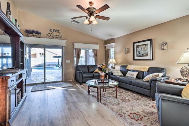 Maricopa Home w/ Swim-Up Bar, Heated Pool & Slide