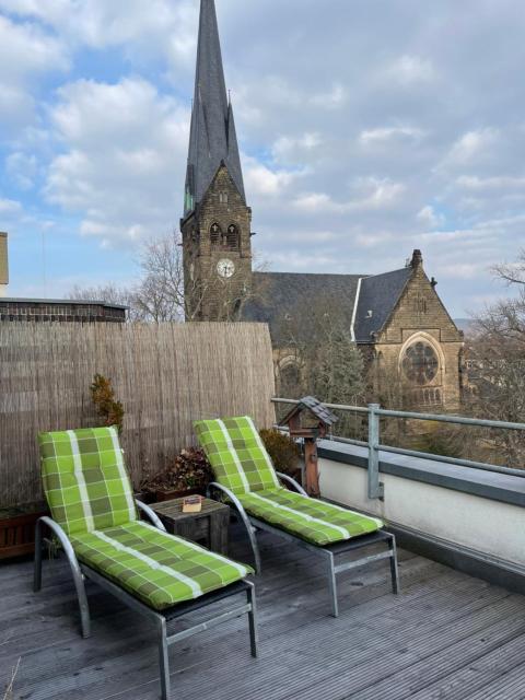 Dachterrassen Idylle über den Dächern Dresdens