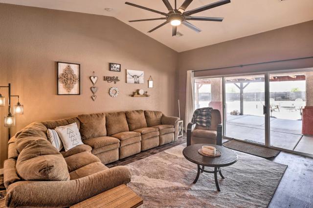 Bullhead City Oasis w/ Fire Pit + Mtn View!