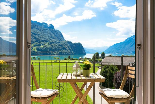 Spirit Apartments - Balkon mit Seesicht - Parkplatz - AC