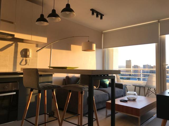 Elegante y acogedor departamento con gran vista, cercano a todo