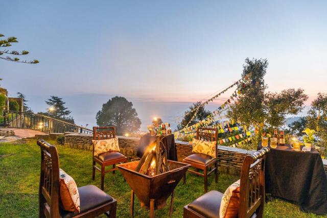 StayVista at Stonehill Manor 3BR Luxury Mountain Cabin with Deck at Dharamshala