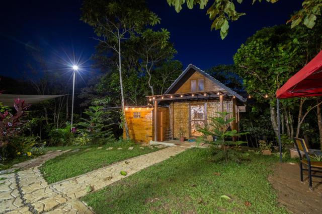 Mountain lake Island Cabin Sierra - for family Getaway