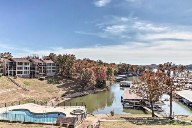 Fireplace & Water Views: Lake Ozark Condo!