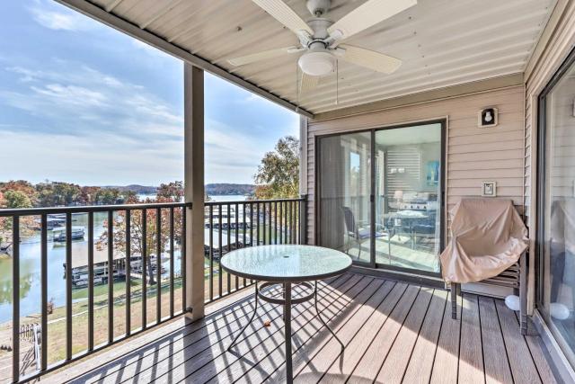 Fireplace & Water Views: Lake Ozark Condo!
