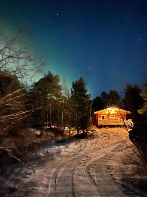 Macktunet - Retro log cabin from the 70s in Malangen