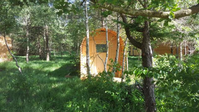 Glamping Pod im Wald mit Einzelbetten