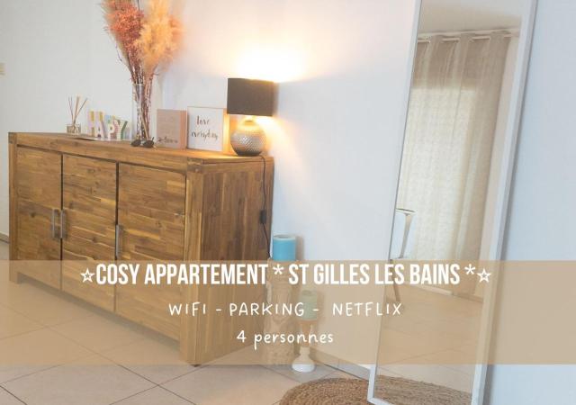 Cosy Appartement T2 52m2 St Gilles Les Bains