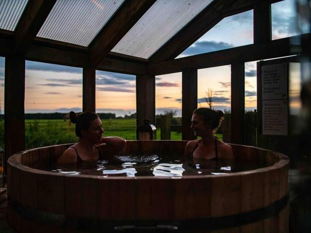 Giant Yurt Sleeping 8 with Spa, Catering, Walled Gardens, Nature Reserve, Free Parking