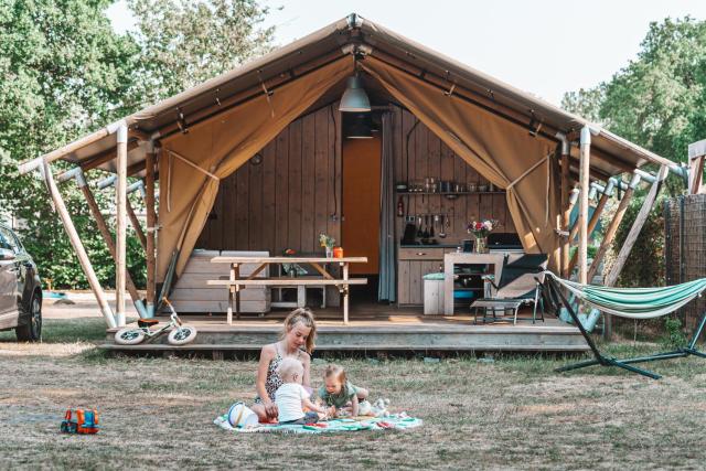 Glamping Holten luxe safaritent 2