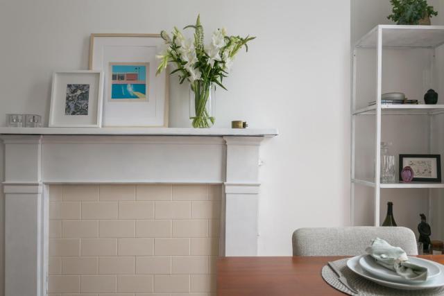 Light filled studio with view of Regents Park
