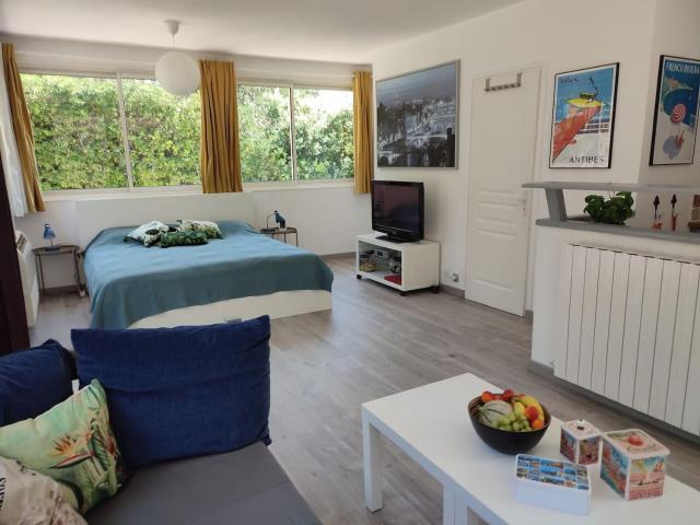 Studio with garden and pool