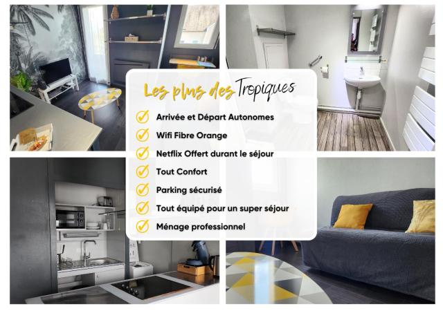 'Les Tropiques' - Parking privé - Balcon - Tout confort