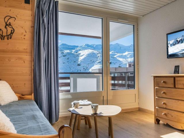 Appartement cosy pour 4 pers. à Val Thorens – Balcon sud, proche remontées et commerces