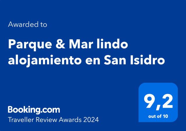 Parque & Mar lindo alojamiento en San Isidro