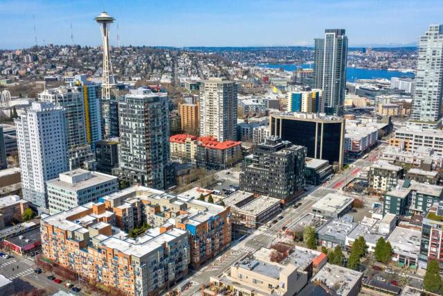 Belltown's Flower Moon, near The Space Needle