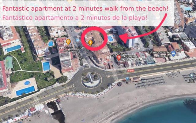 BenalRoma spacious apartment 50 mt from the beach