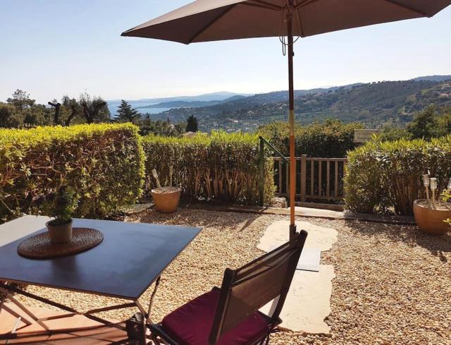 "Le Petit Bonheur" Studio Vue Mer - Climatisation - Parking gratuit - Côte d'Azur
