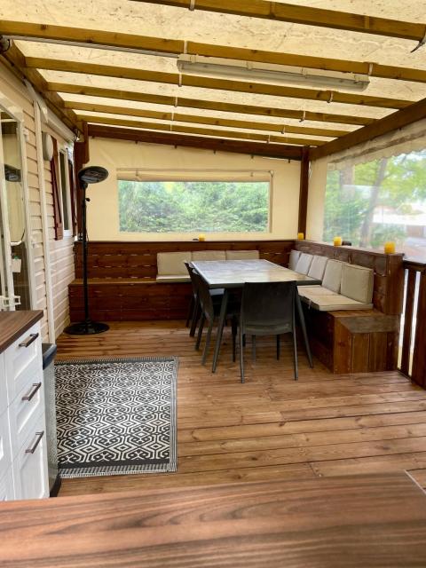 Mobilhome climatisé, 6 personnes camping les embruns