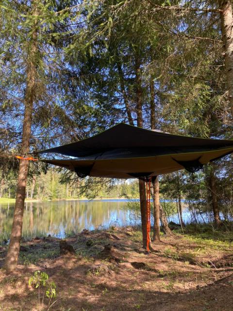Karula Stay - Lakeside Camper I, Treetent and SUPs included