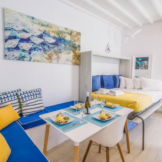 Like a white seagull in Mykonos!