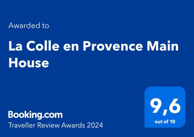 La Colle en Provence Main House