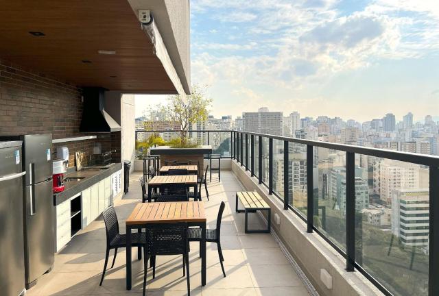 Moralia Consolação - Studios luxo com vista incrível