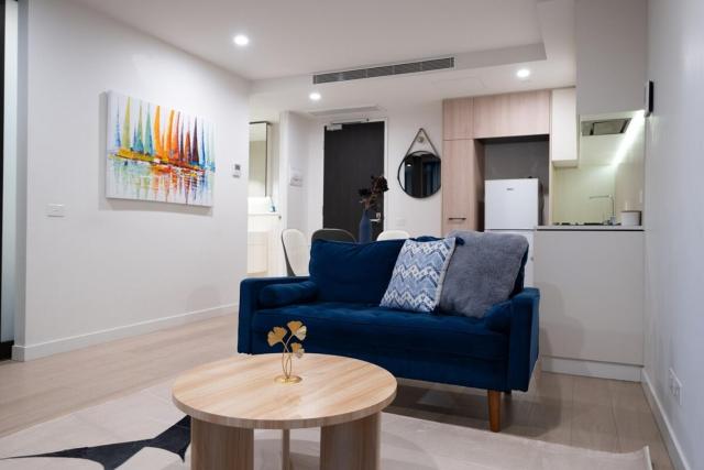 Brightly place 1BR1BA in Southyarra WIFI Balcony