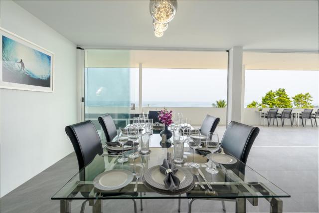 Luxury home with a pool - stunning sea views